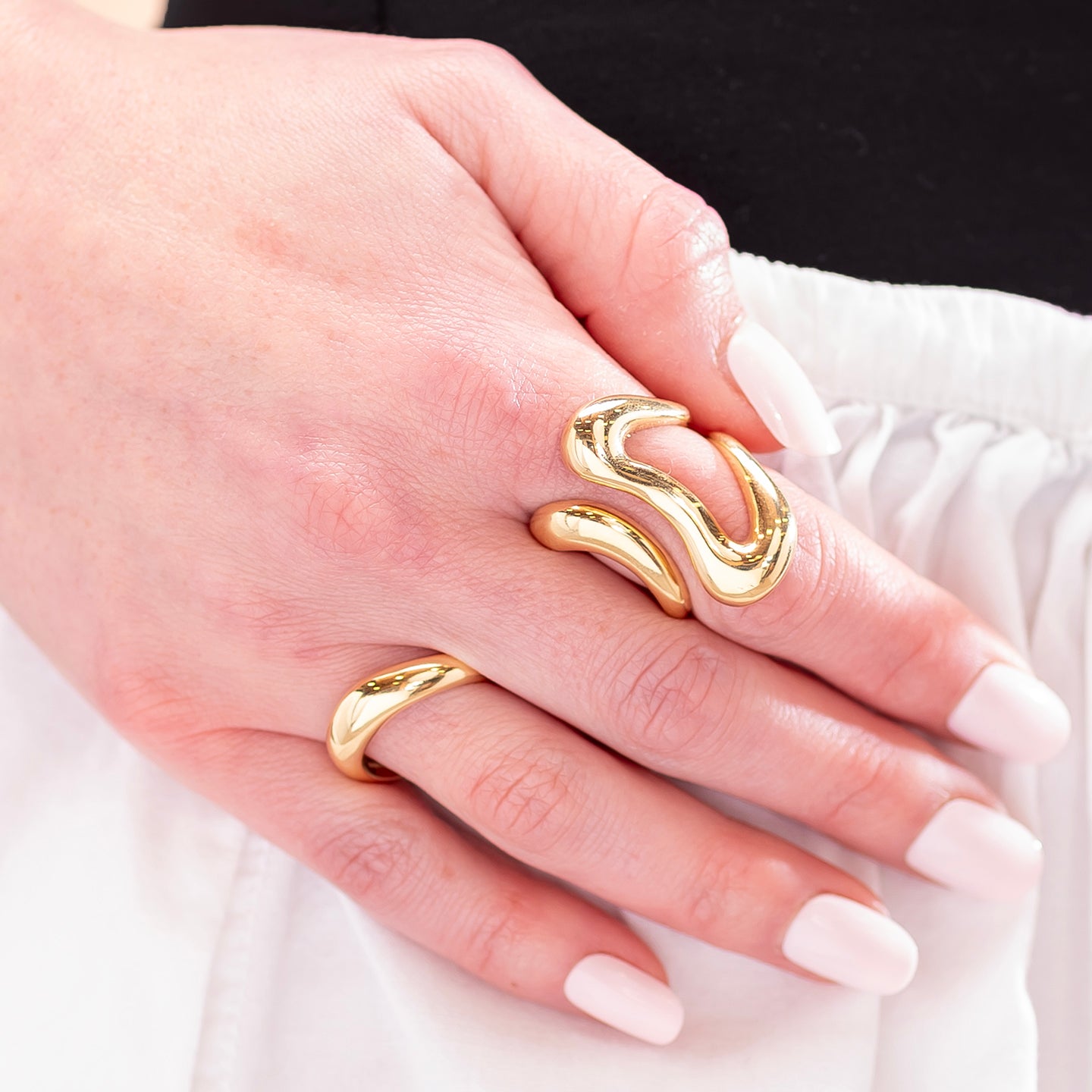 Fernando Jorge Bold 'Stream' Wave Ring