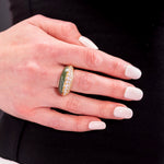 Fernando Jorge 'Fluid' Diamonds and Stone Ring