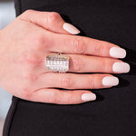 Sylva & Cie Short Baguette Ten Table Ring