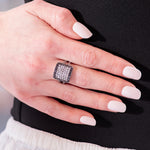 Sylva & Cie Small Square Ten Table Ring