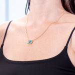 Harwell Godfrey Granny Squares Iris Pendant Necklace