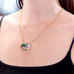 Harwell Godfrey One-of-a-Kind Tie Dye Bi-Color Tourmaline 'Bianca' Necklace