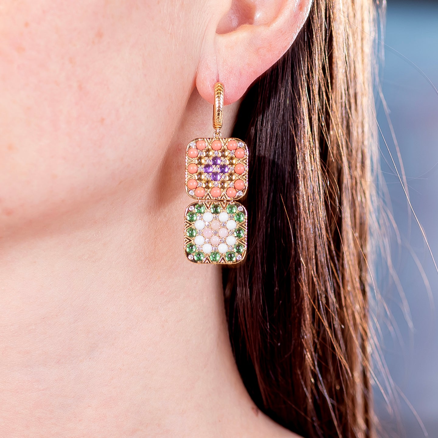 Harwell Godfrey Granny Squares Maude Earrings