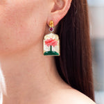Silvia Furmanovich Windowpane Lotus Earrings