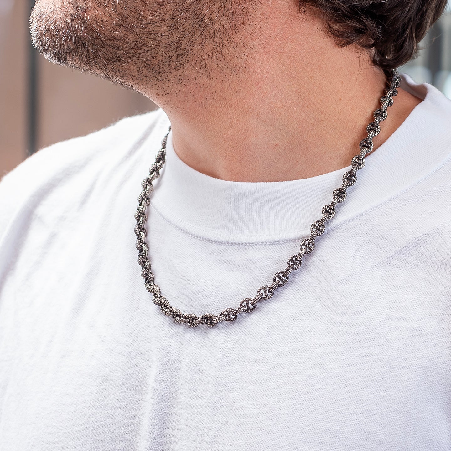 Hoorsenbuhs Medium Beaded Link Necklace