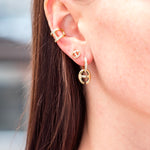 Hoorsenbuhs Klaasp Earrings with Diamonds