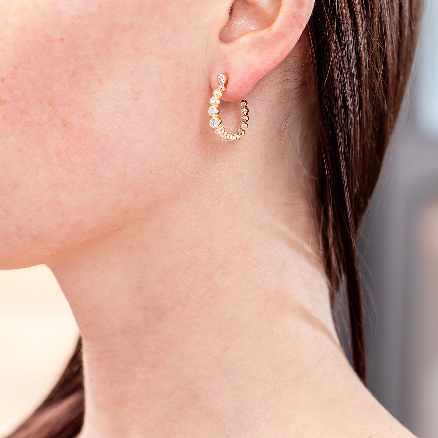 Ondyn Lucerne Diamond Hoops