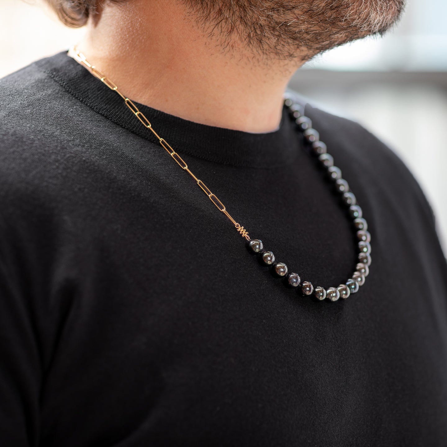 Milamore Classic Noir Pearl Duo Chain