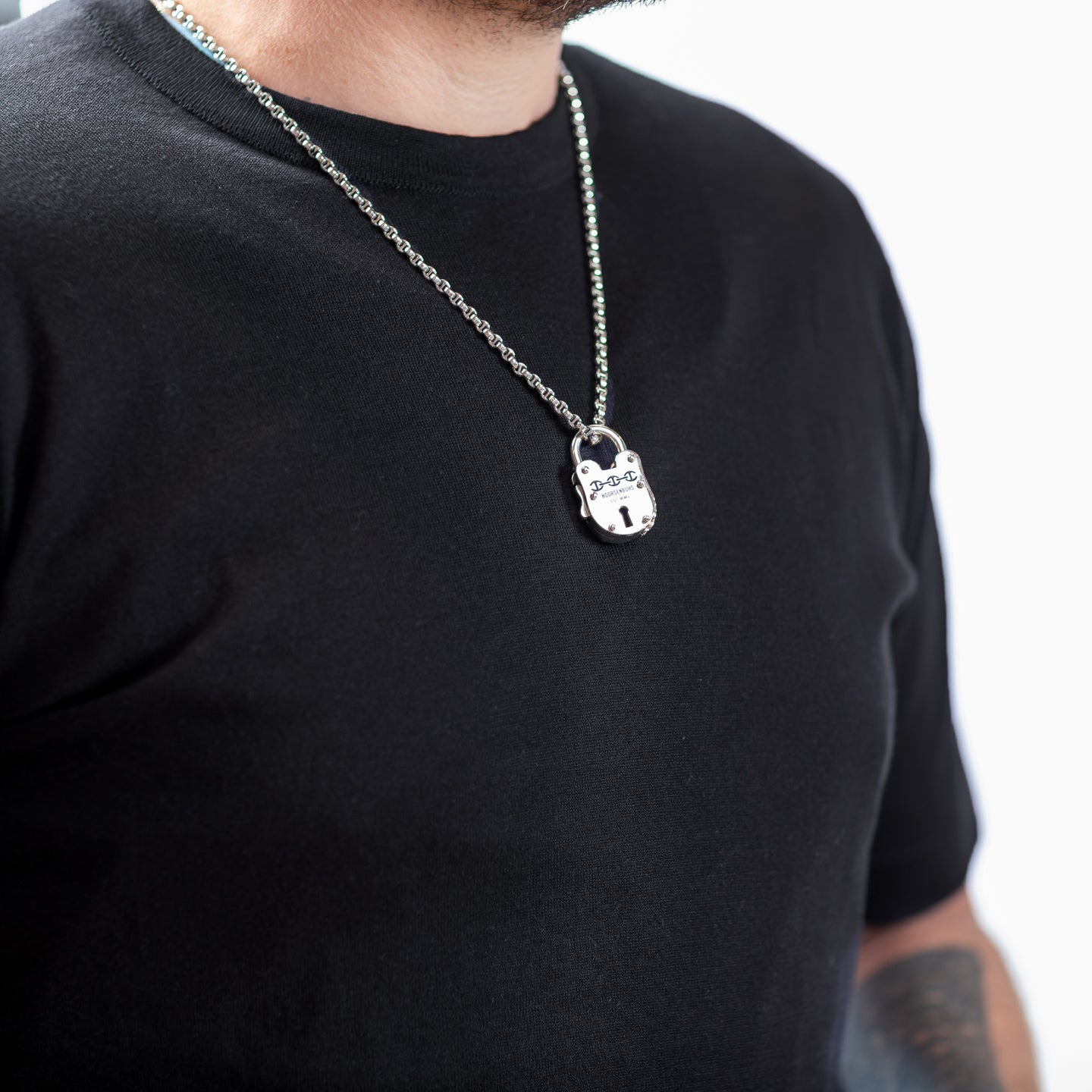 Hoorsenbuhs Sterling Micro Open Link Necklace -22"