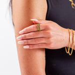 Caroline Ellen Narrow Pave Black Diamond Ring