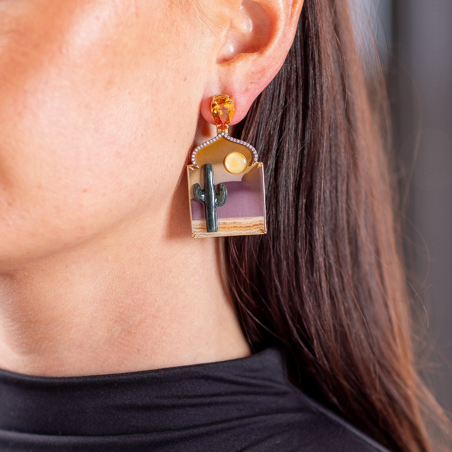 Silvia Furmanovich Quintessence Cactus Earrings