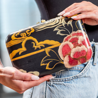Silvia Furmanovich 'Marquetry' Tibetan Rose Clutch