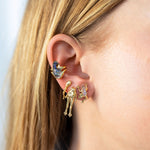 Bibi Van Der Velden Mini Frog Opal Quartz Stud-Right