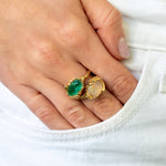 Bibi Van Der Velden Frog Opal Stacking Ring