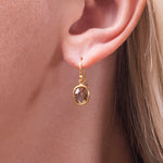 Caroline Ellen Chocolate Diamond Dangle Earrings