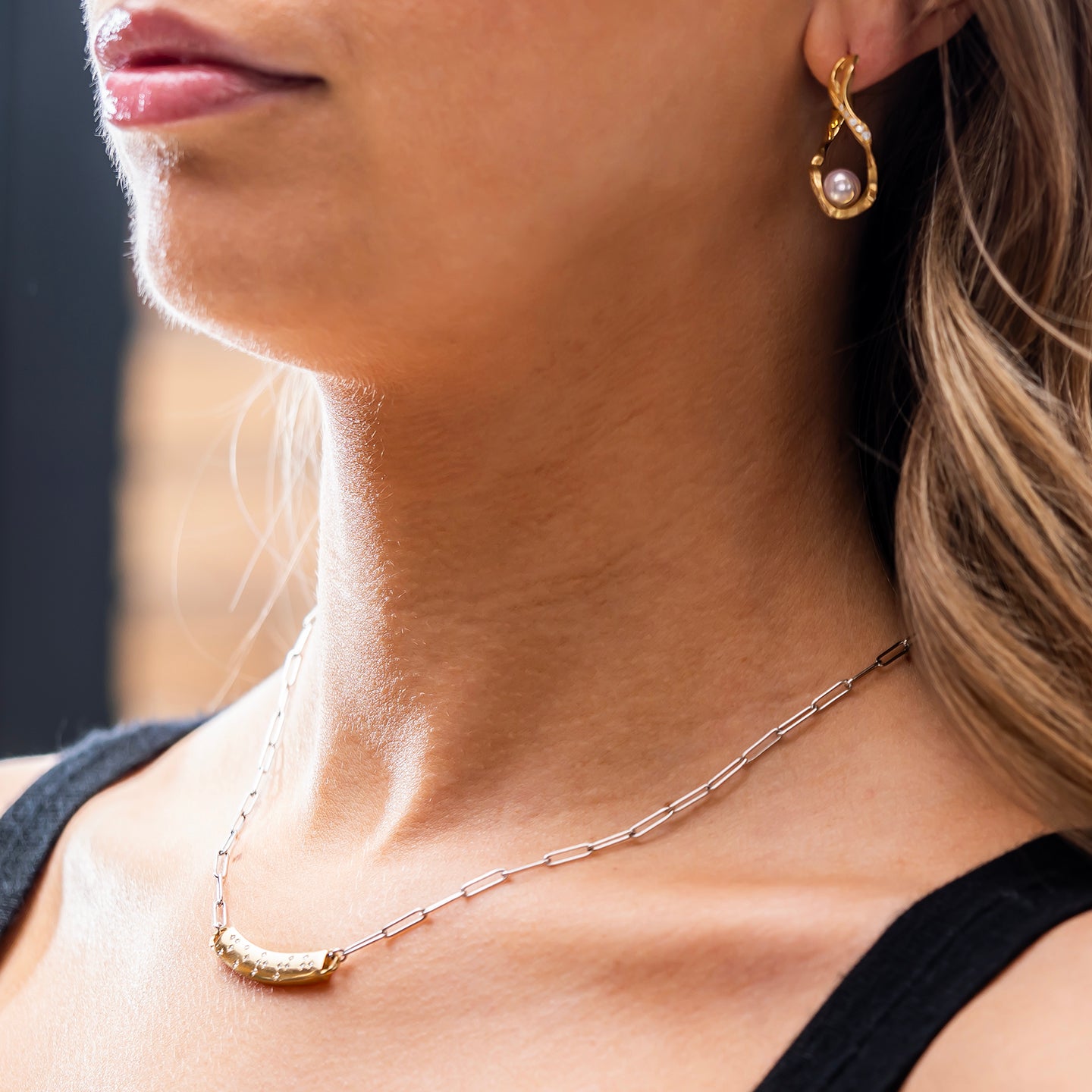 Milamore 'Self Love' Diamond Braille 'North' Necklace - Loupe Exclusive