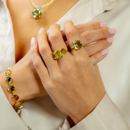 Irene Neuwirth 'Gemmy Gem' One-of-a-Kind Green Tourmaline Ring