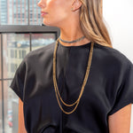 Sylva & Cie Double Strand Bead Necklace