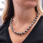 Milamore 'Kintsugi' Noir Pearl Necklace