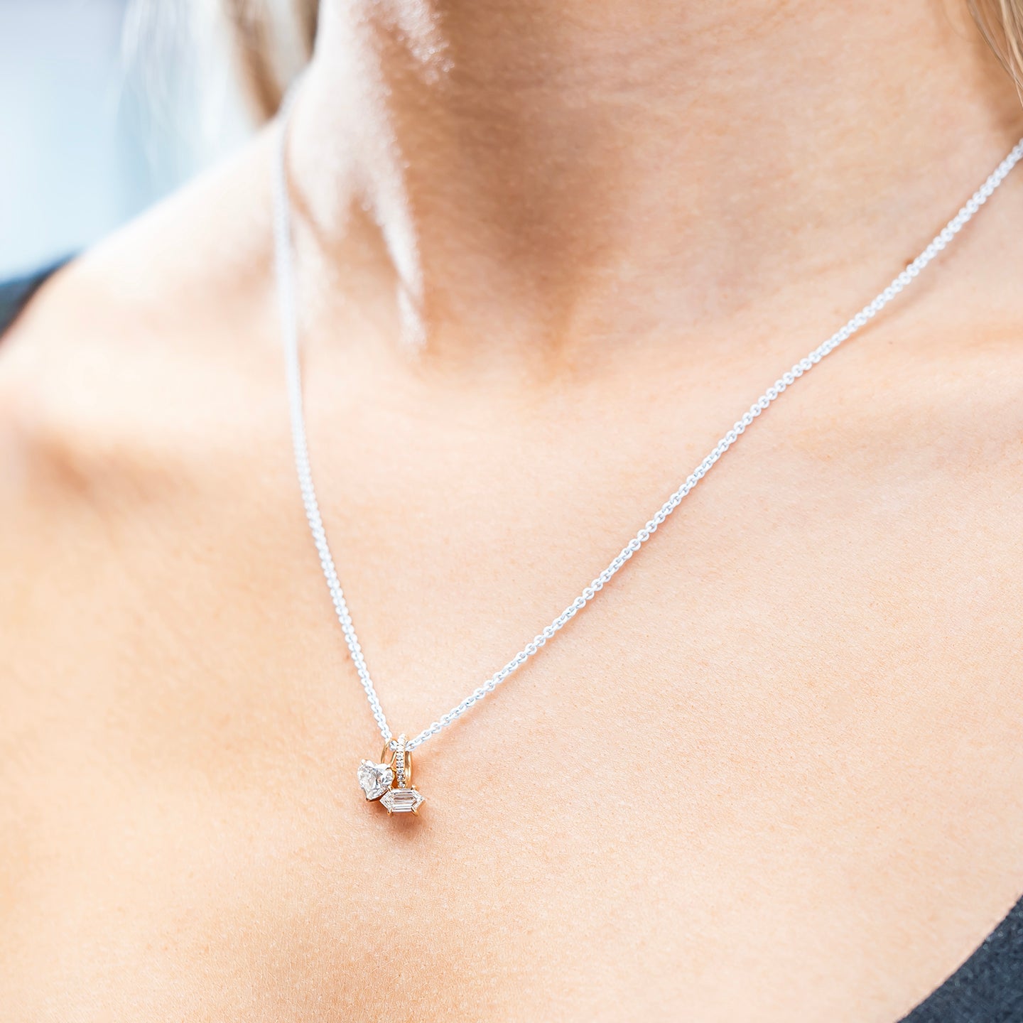 Eva Fehren Diamond Lozenge Charm