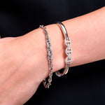 Hoorsenbuhs Sirkel Bracelet with Diamonds