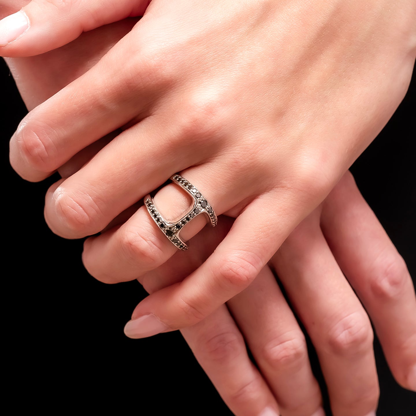 Hoorsenbuhs Black Diamond Phantom Ring - Dame