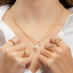 Anita Ko Classic Leaf Diamond Necklace