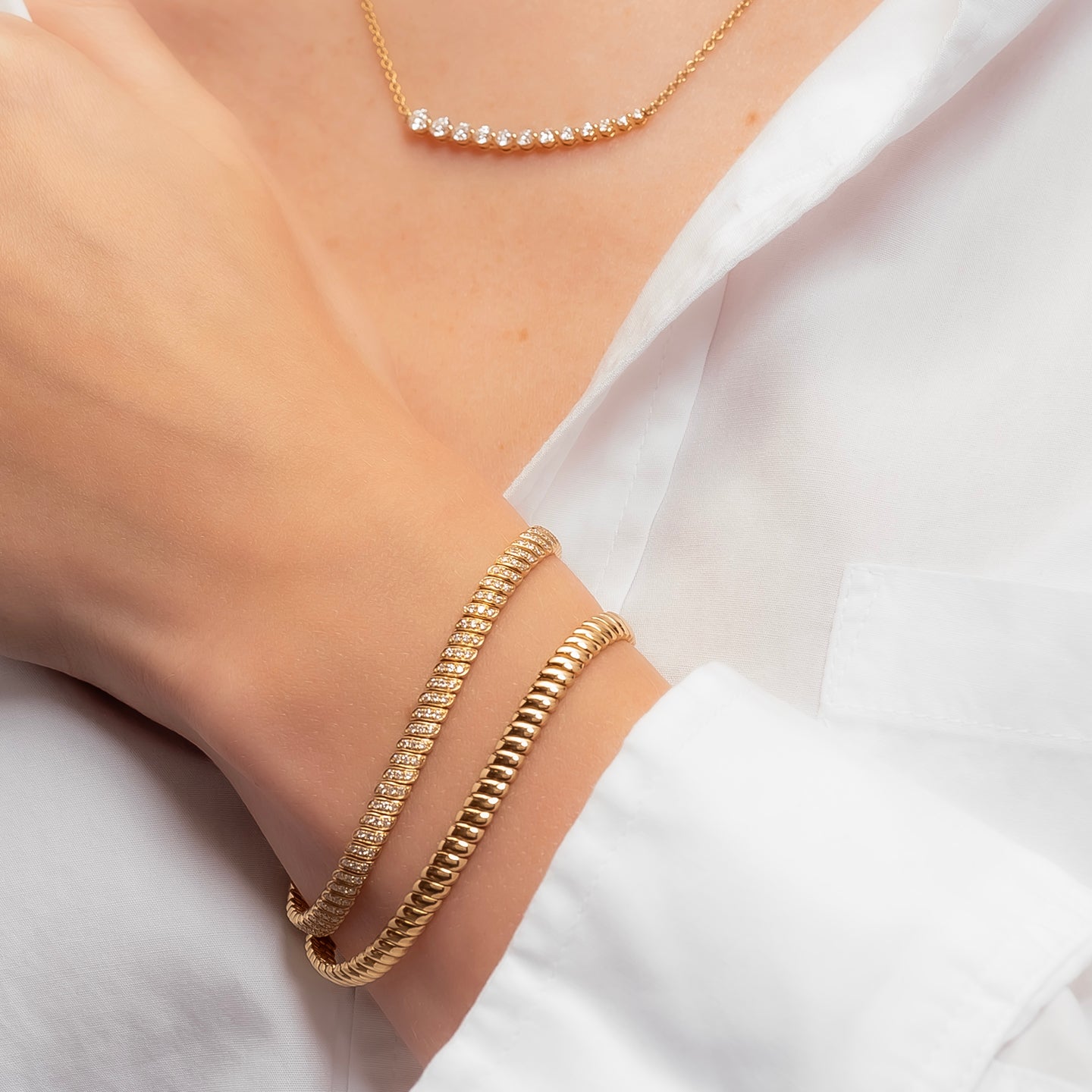 Anita Ko Graduated Diamond Necklace