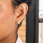 Anita Ko Leaf Diamond Studs