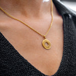 Caroline Ellen "Hope and Abundance" Large Disk Pendant