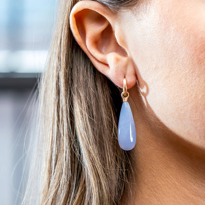 Irene Neuwirth One-of-a-Kind Chalcedony Drop Earrings