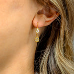 Caroline Ellen Pave Teardrop Earrings