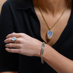 Sylva & Cie Champagne Diamond Ten Table Bracelet