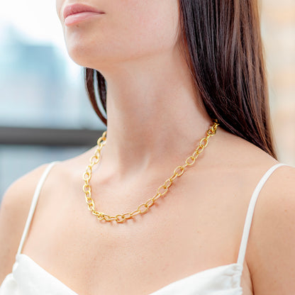 Caroline Ellen Chunky Oval Link Chain