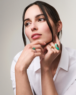 Bibi Van Der Velden Scarab Pink Sapphire Floaty Ring