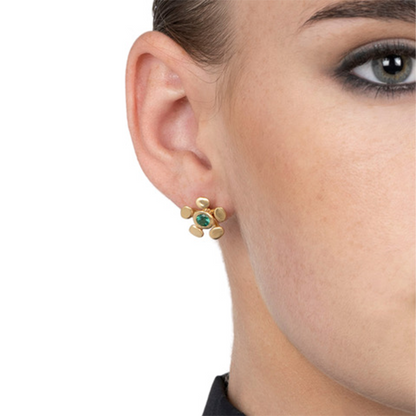 VRAM Chrona Emerald Studs