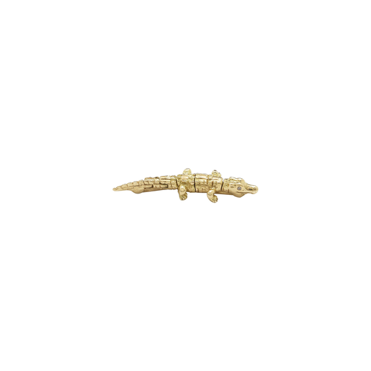 Bibi Van Der Velden Alligator Convertible Earring-Single