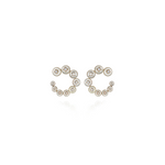 Fernando Jorge 'Surround" Small Circle Earrings set with Mother of Pearl