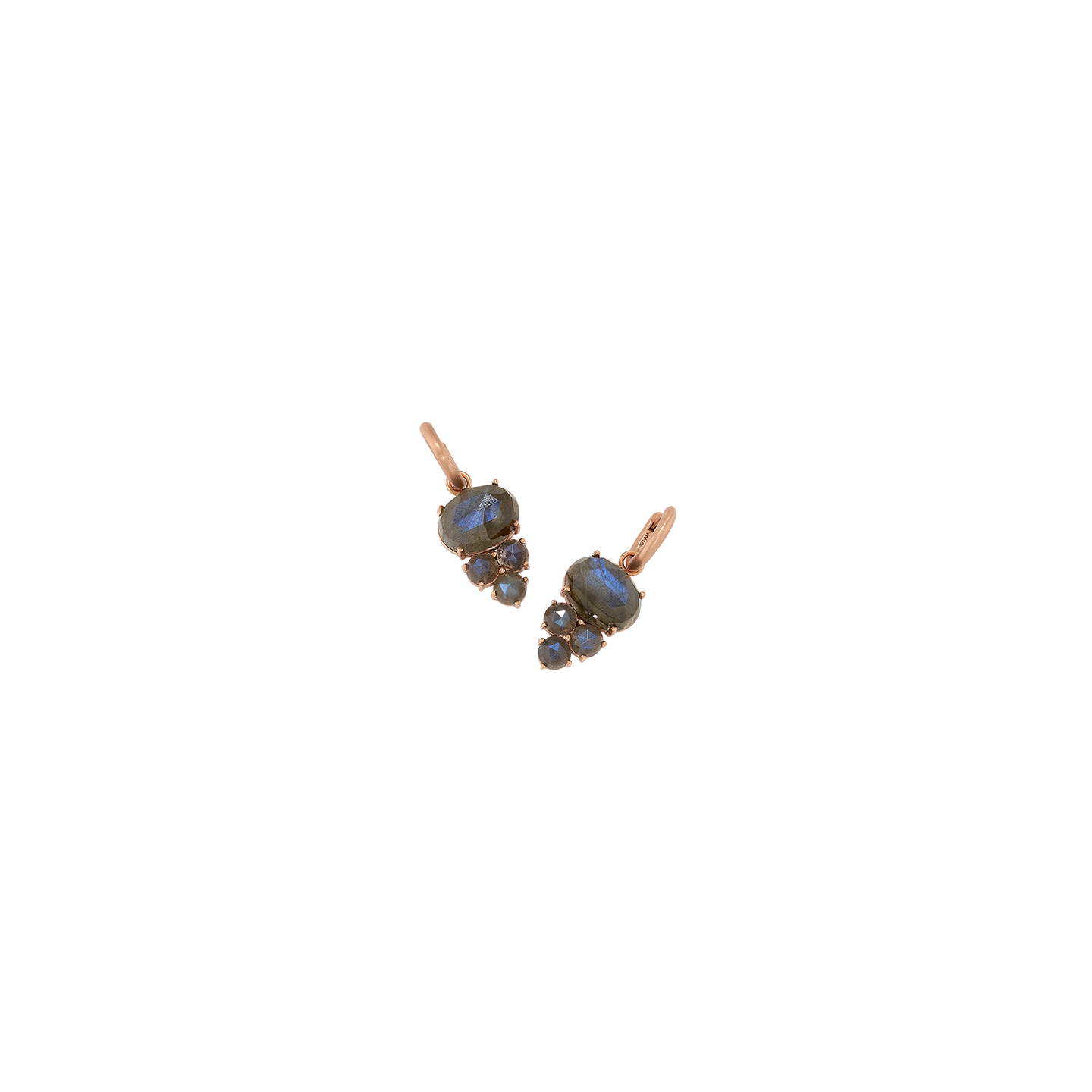 Irene Neuwirth 'Classic' Spritz Jeweled Labradorite Huggies