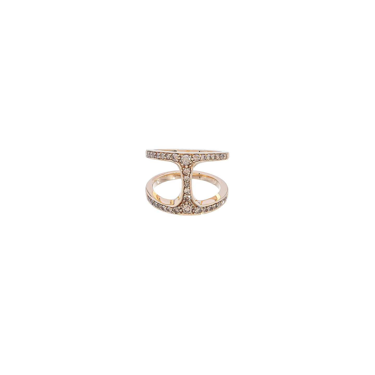 Hoorsenbuhs Dame 'Phantom' Ring with Cognac Diamonds