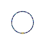 Luis Morais Small Ingot on Beaded Bracelet