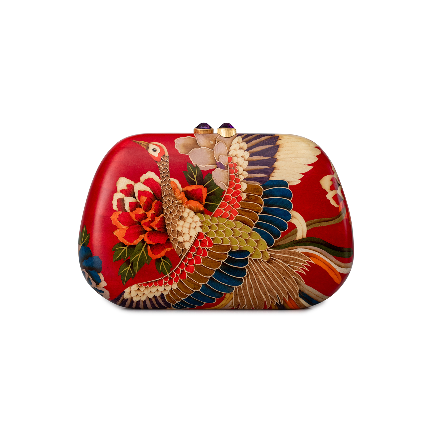 Silvia Furmanovich 'Marquetry' Pheasant Clutch