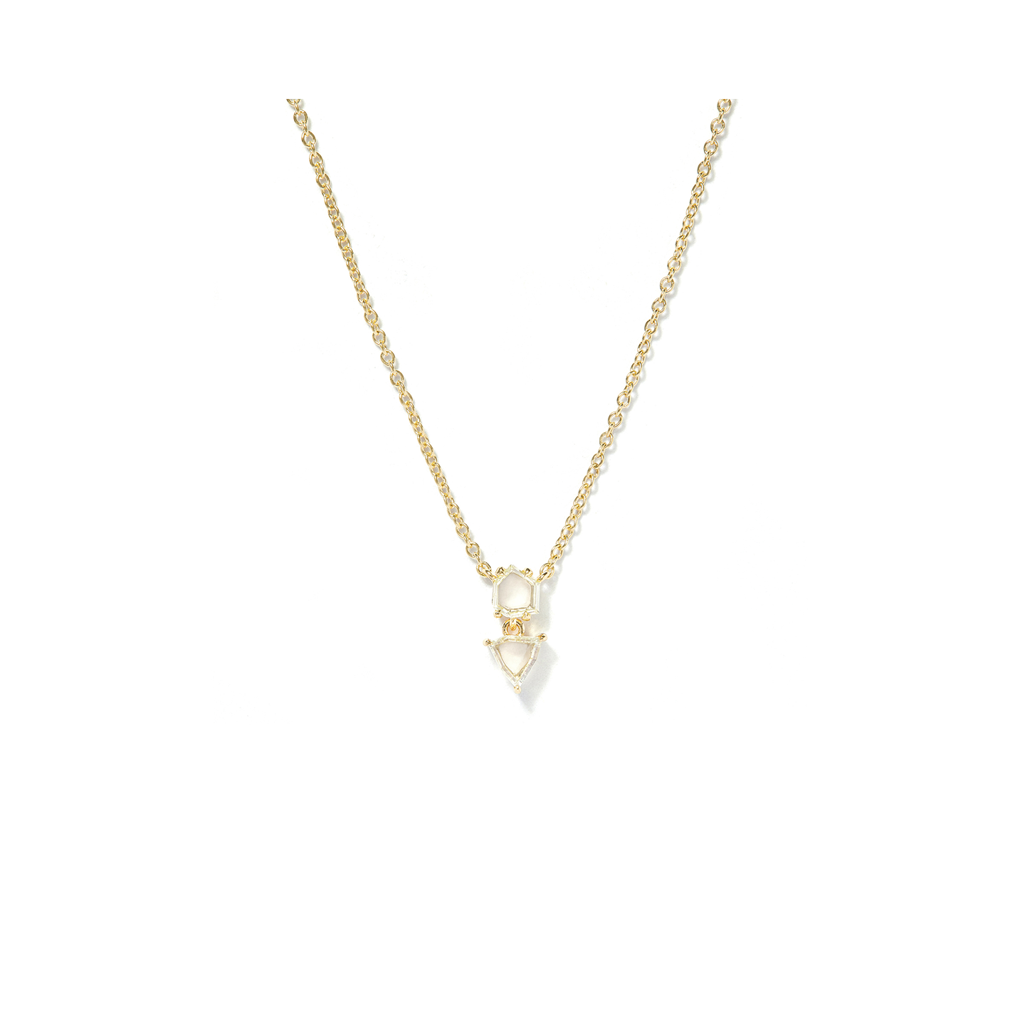 Eva Fehren Prism II Pendant with Yellow Diamonds