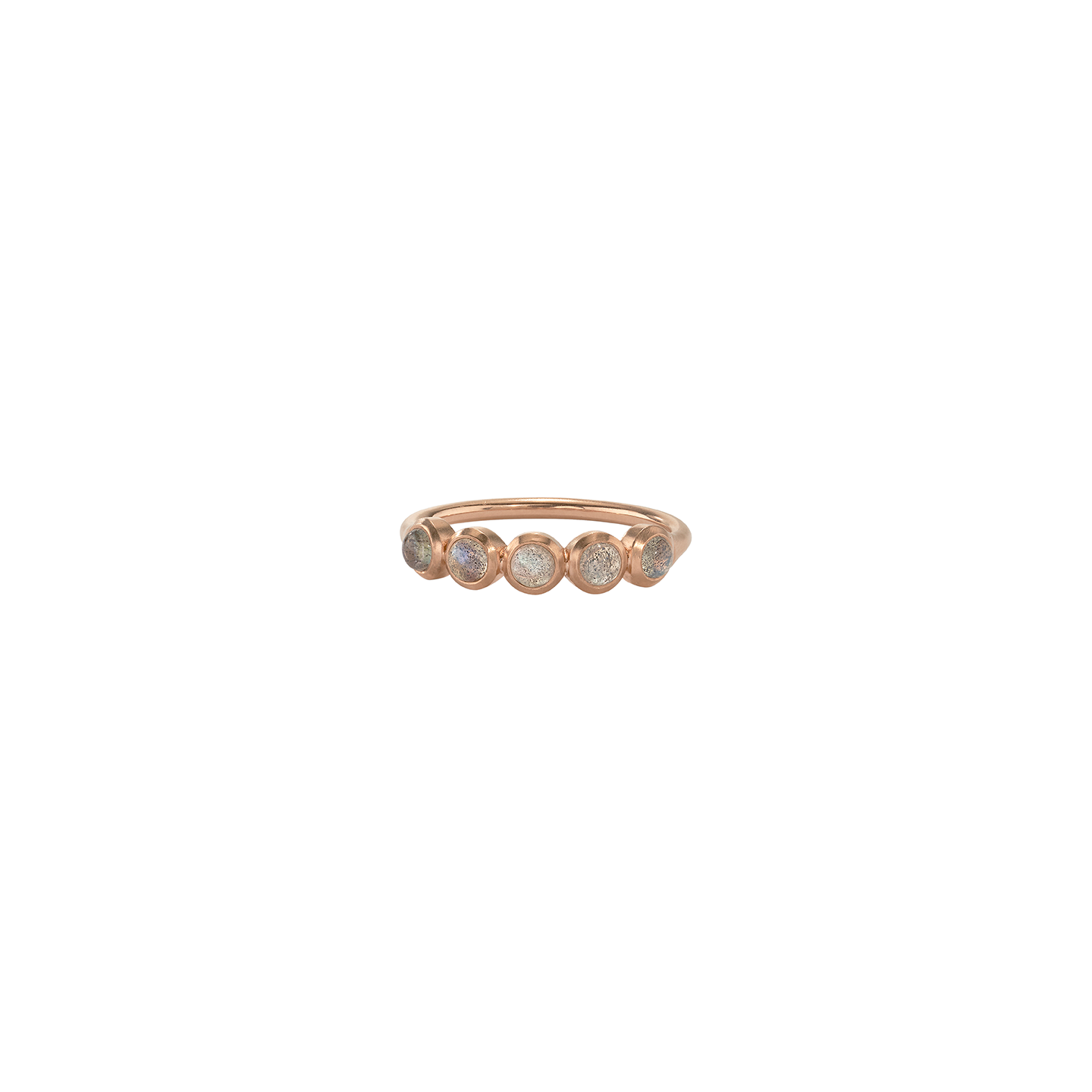 Irene Neuwirth Classic Five Stone Bezel Ring