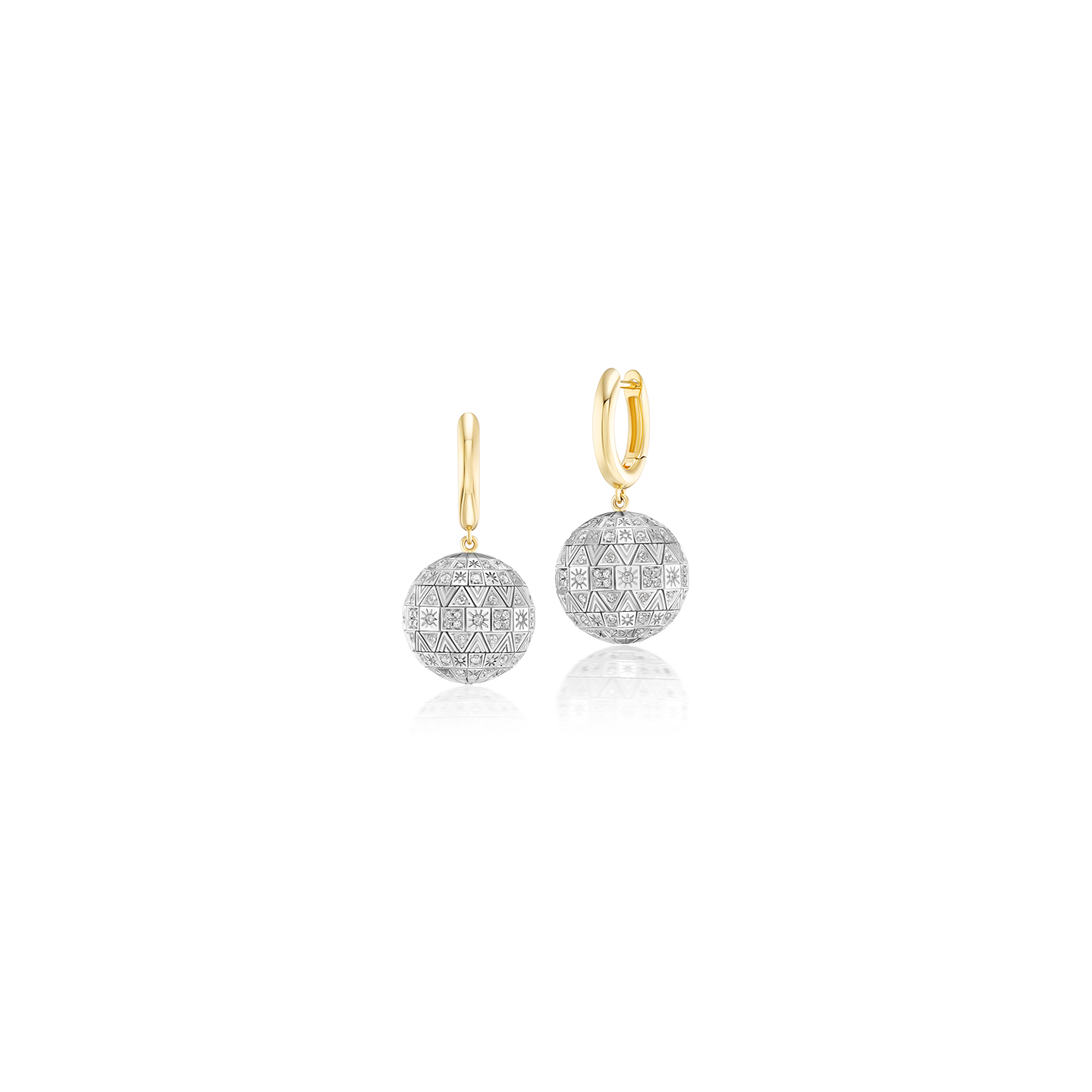 Harwell Godfrey Disco Huggie Earrings