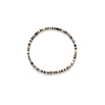 Luis Morais Blue Sapphire Short Roll Bead on Vinyl Beaded Bracelet