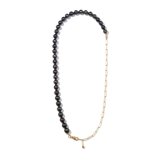 Milamore Classic Noir Pearl Duo Chain