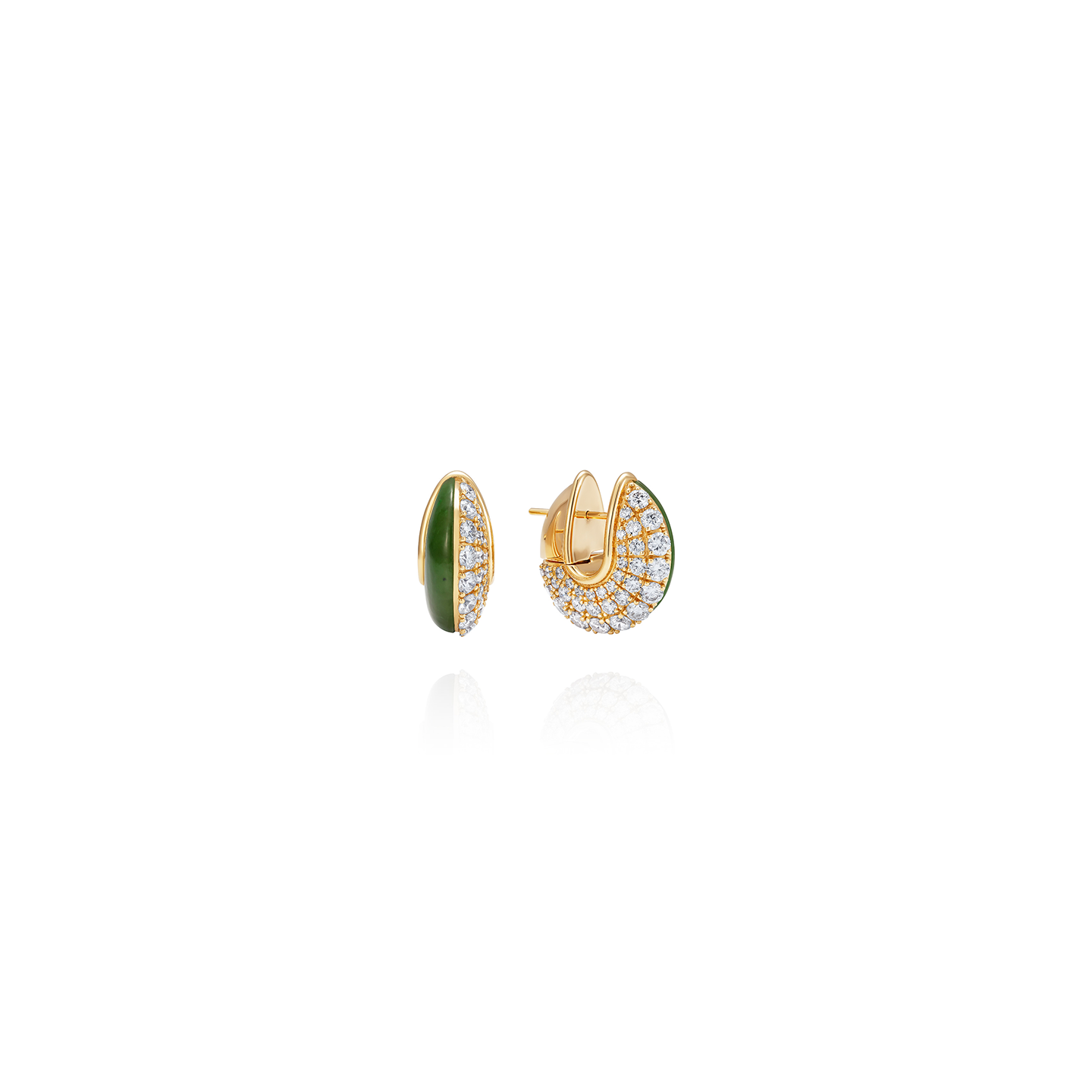 Fernando Jorge 'Fluid' Diamonds and Stones Earrings