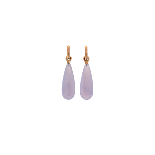 Irene Neuwirth One-of-a-Kind Chalcedony Drop Earrings