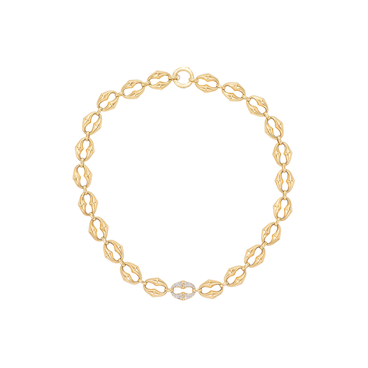 VRAM Chrona Mini Link Diamond Link Necklace